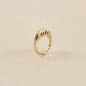 Online STILNEST Solar Bombé Ring | 585 Gold