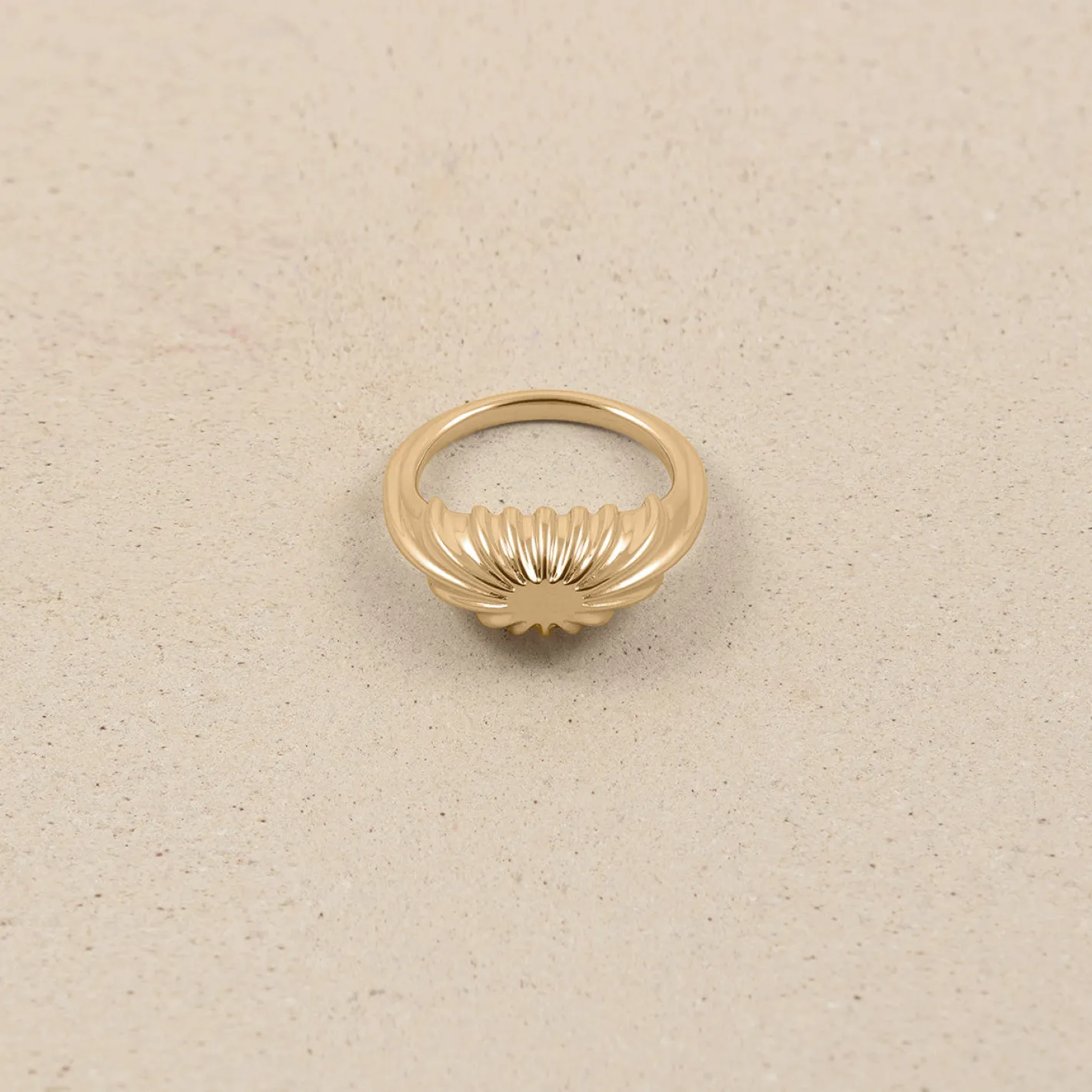 Online STILNEST Solar Bombé Ring | 585 Gold