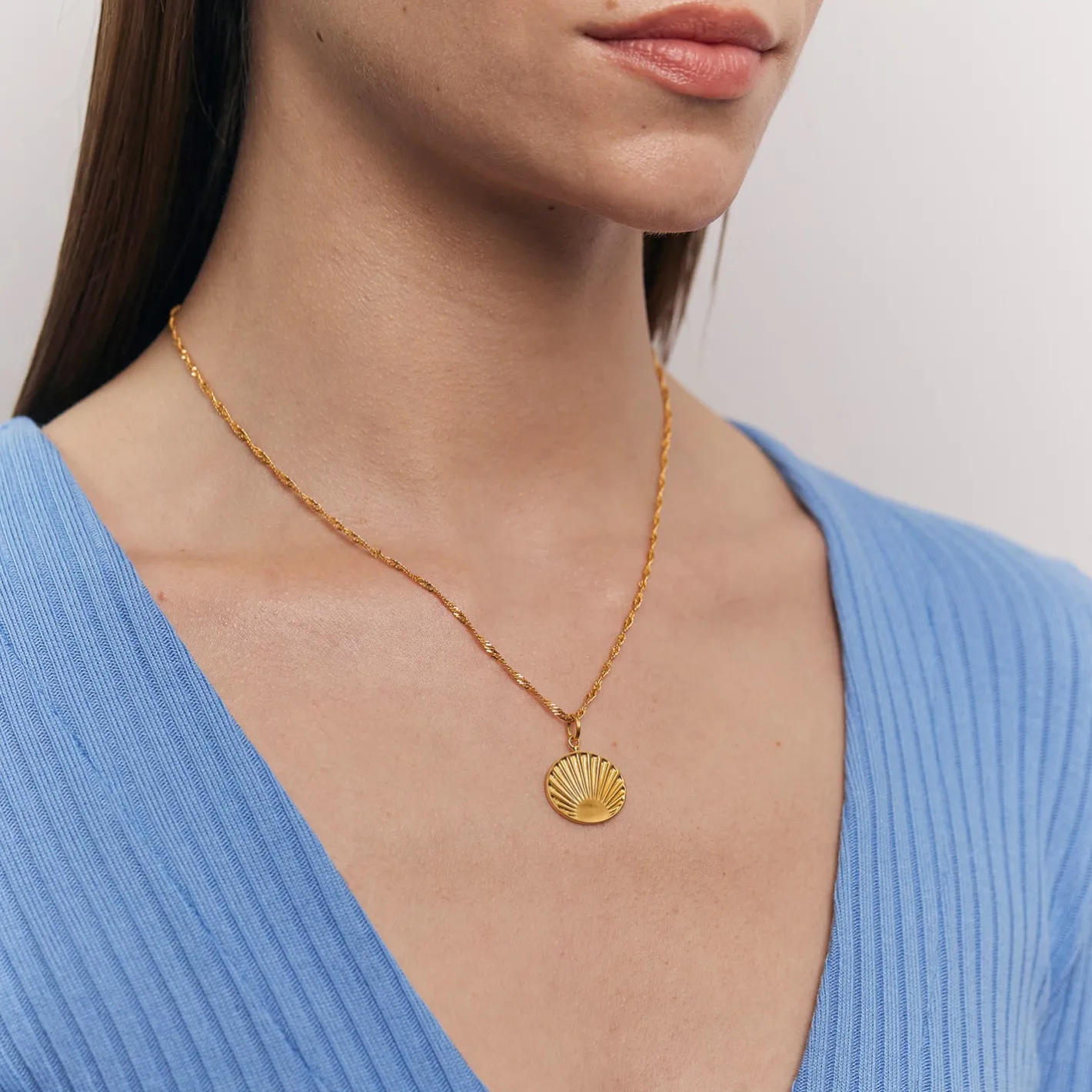 New STILNEST Solar Kette | 585 Gold