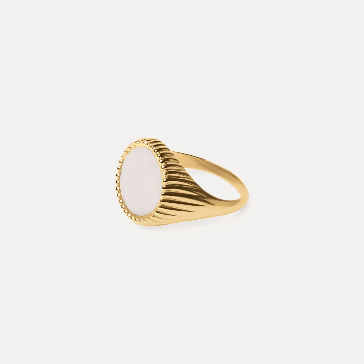 Online STILNEST Solar Spritz Cocktail Ring Perlenweiß