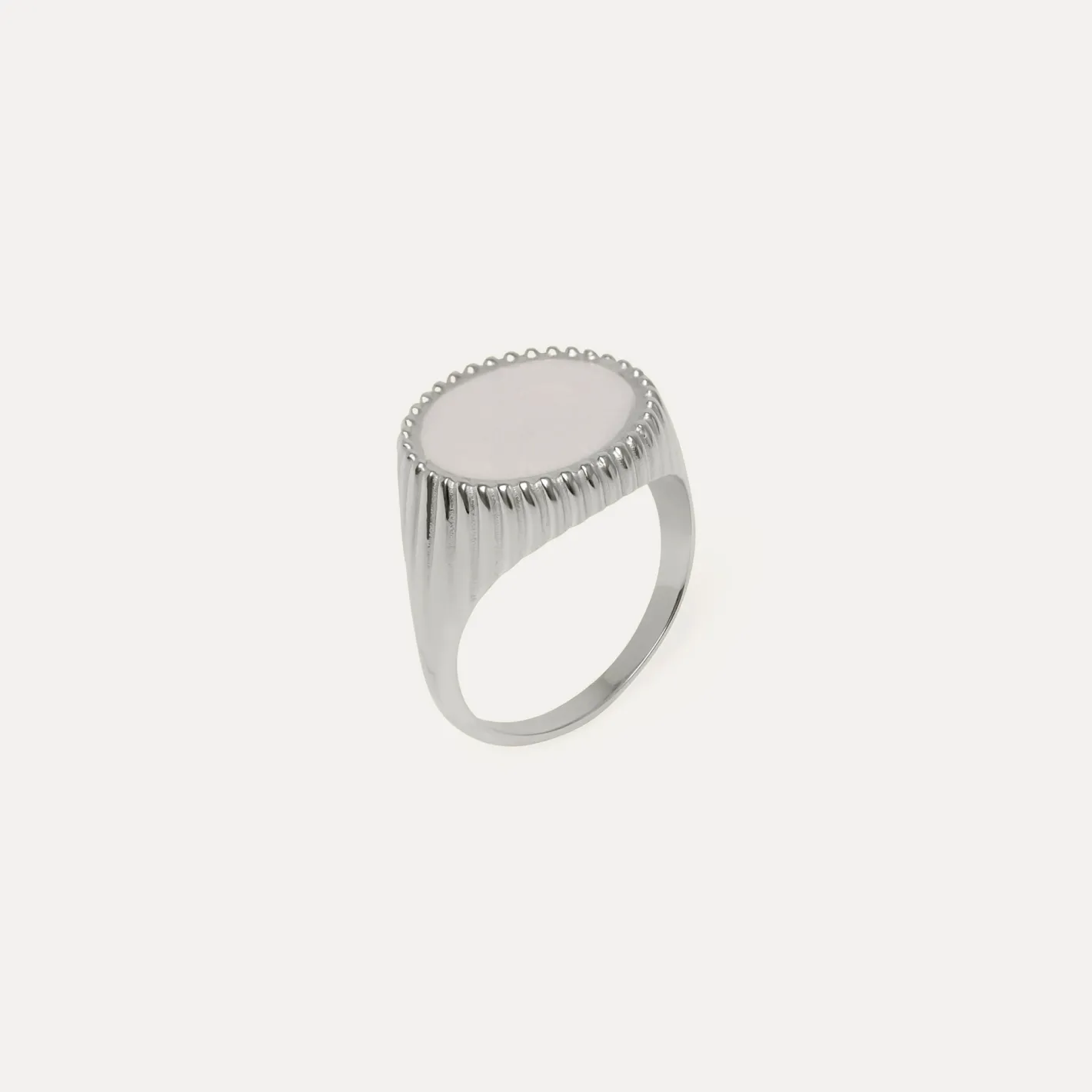 Online STILNEST Solar Spritz Cocktail Ring Perlenweiß