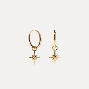 Hot STILNEST Star Light Creolen Ohrringe | 585 Gold