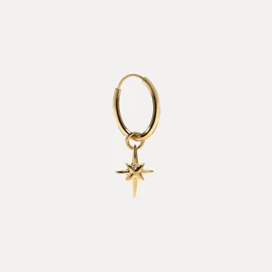Discount STILNEST Star Light Creolen Ohrringe - Single | 585 Gold