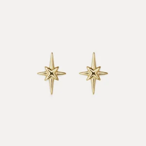 Clearance STILNEST Star Light Ohrstecker Ohrringe | 585 Gold