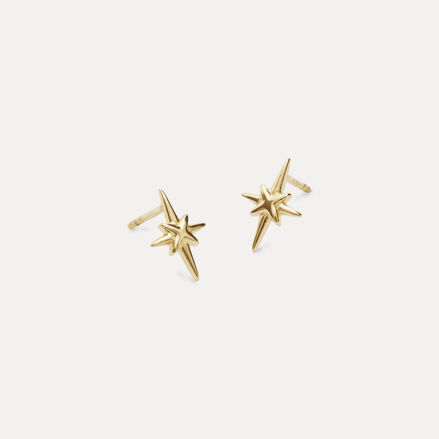 Clearance STILNEST Star Light Ohrstecker Ohrringe | 585 Gold