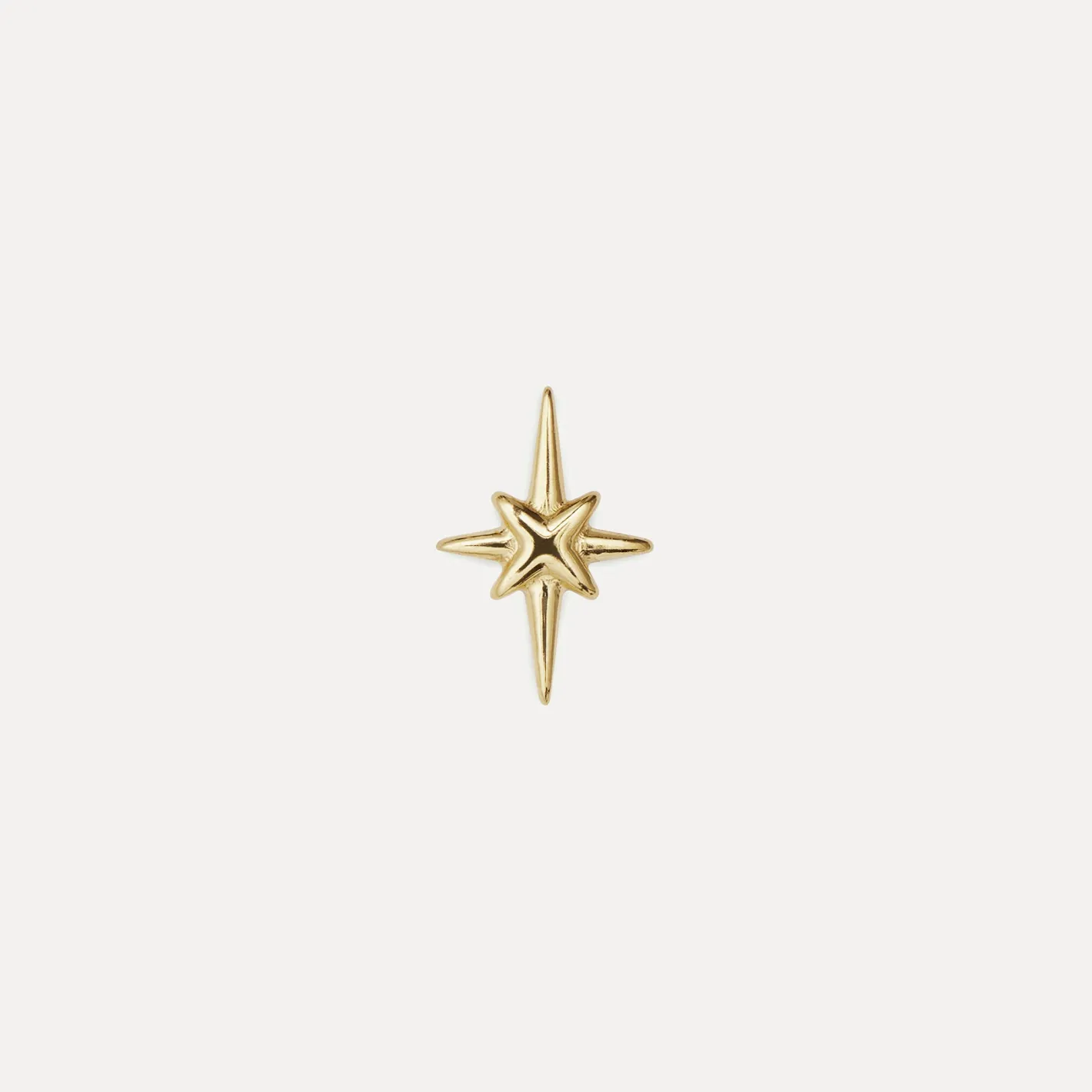 New STILNEST Star Light Ohrstecker Ohrringe - Single | 585 Gold