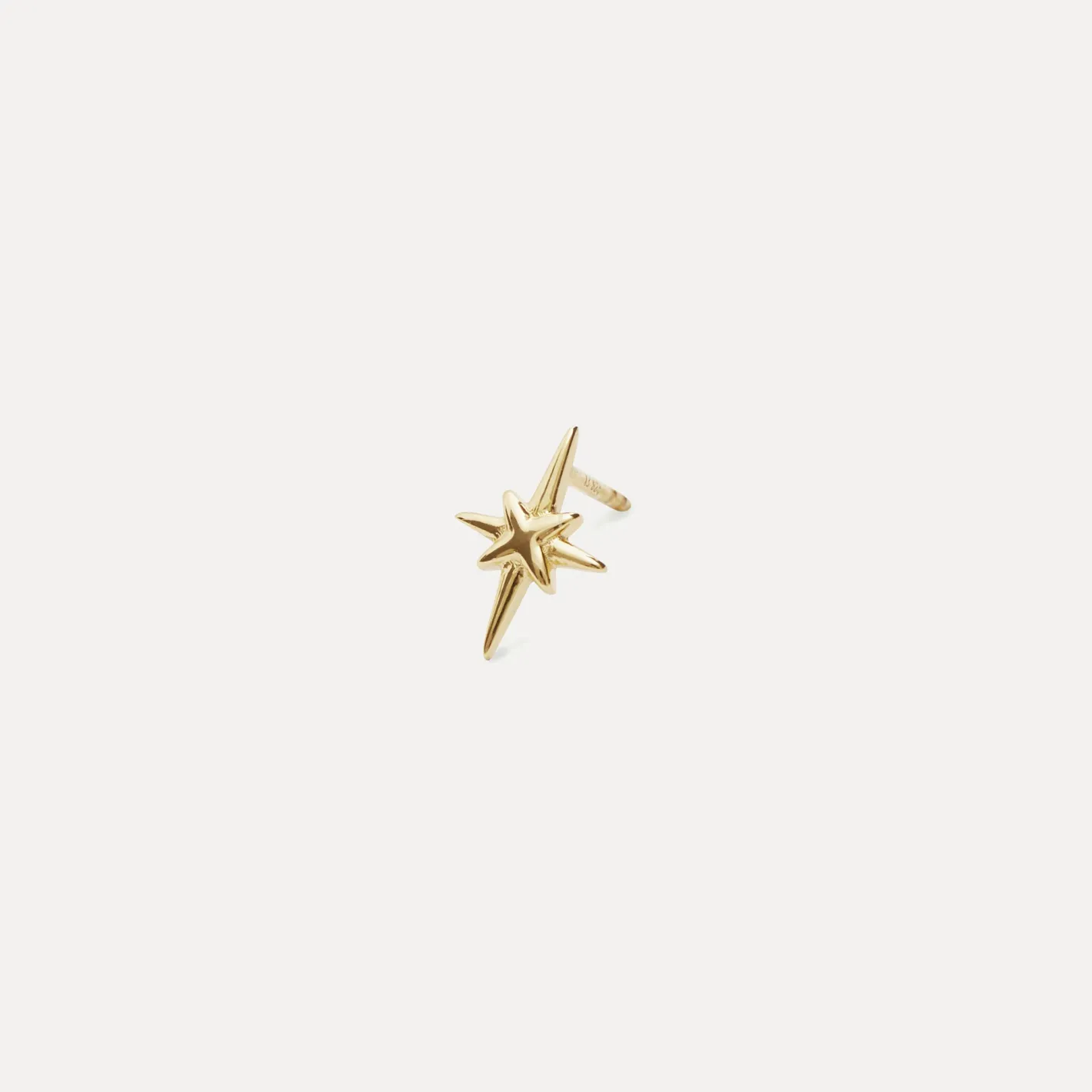 New STILNEST Star Light Ohrstecker Ohrringe - Single | 585 Gold
