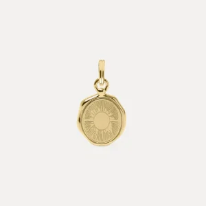Store STILNEST Sun Seal Anhänger | 585 Gold