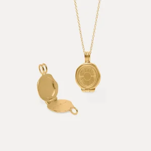 Clearance STILNEST Sun Seal Medaillon Kette