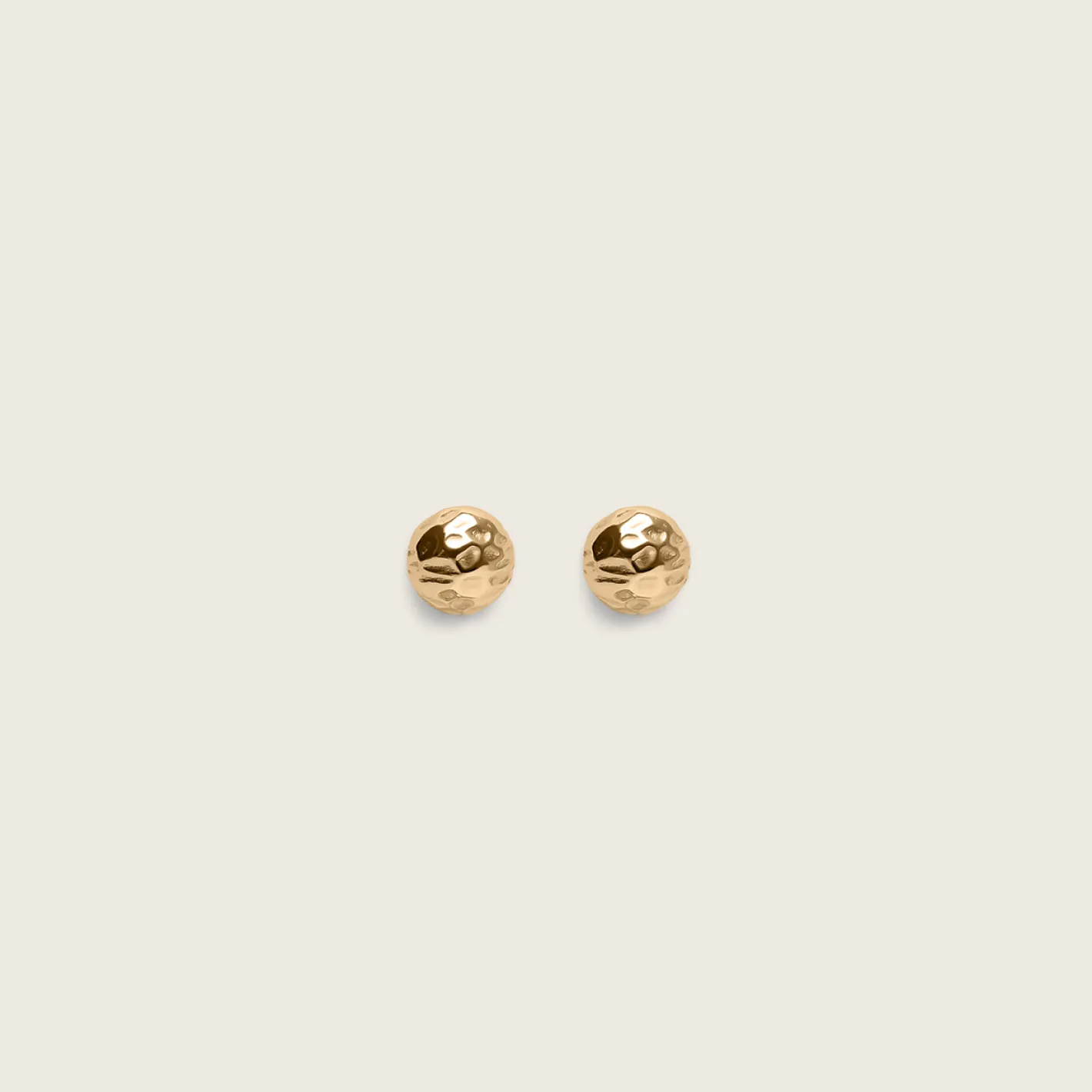Online STILNEST Textured Ohrstecker Ohrringe | 585 Gold