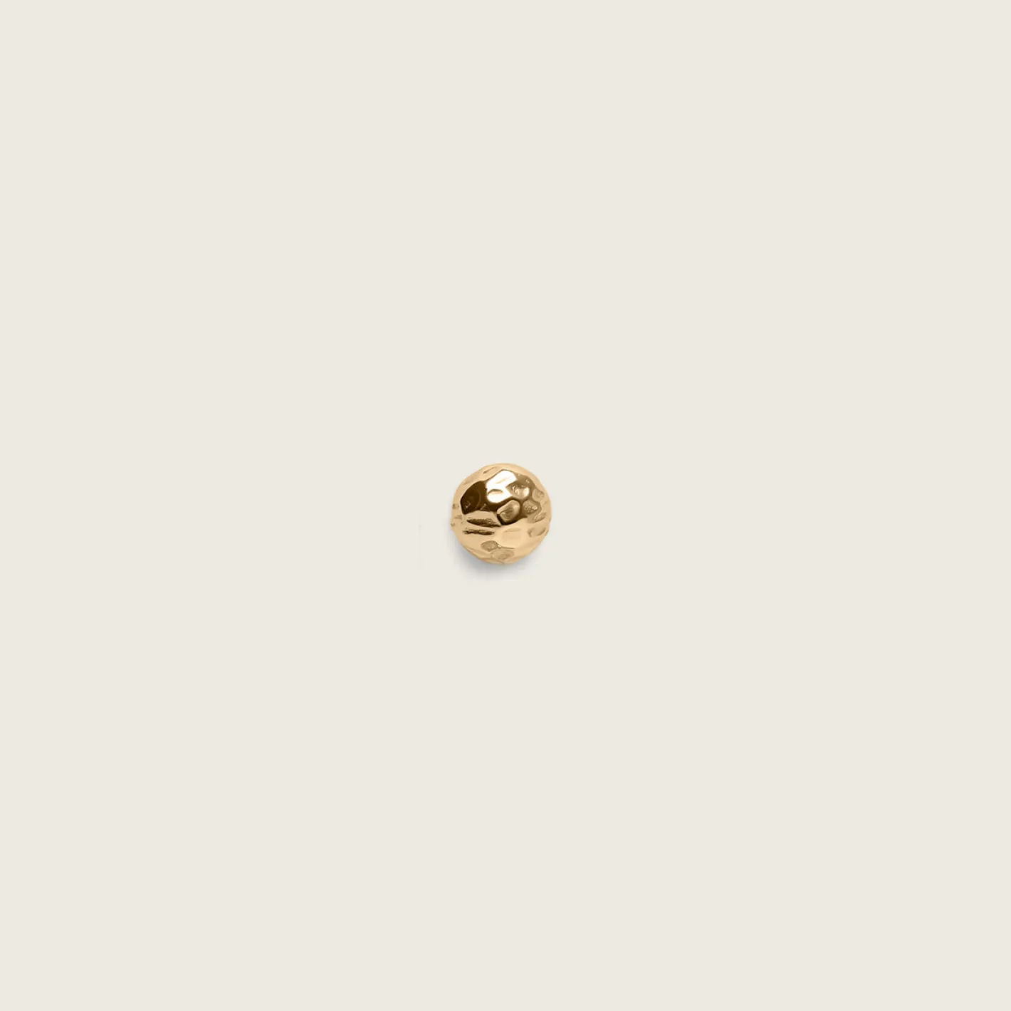Best Sale STILNEST Textured Ohrstecker Ohrringe - Single | 585 Gold