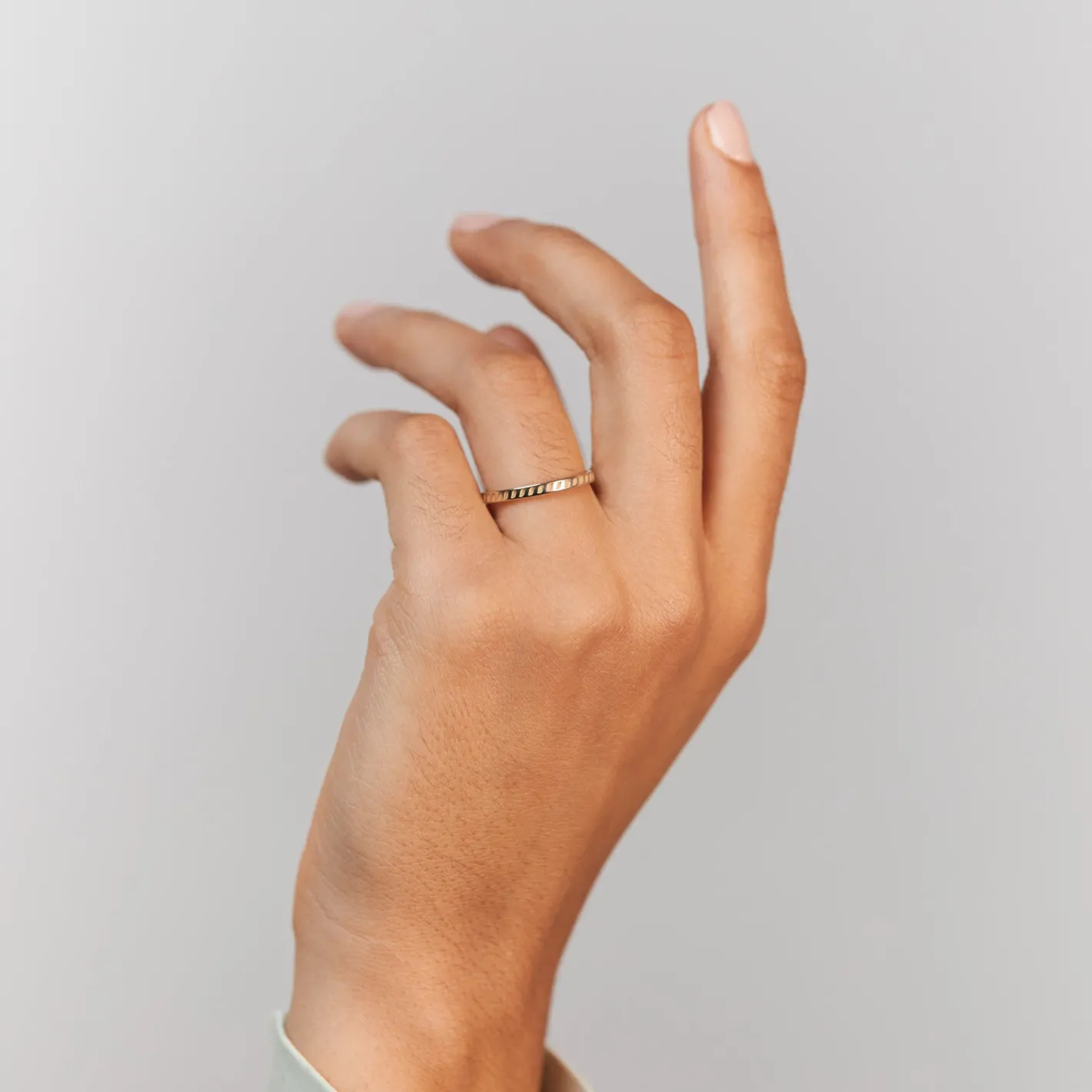Shop STILNEST The Braided Fair Band | 585 Gold