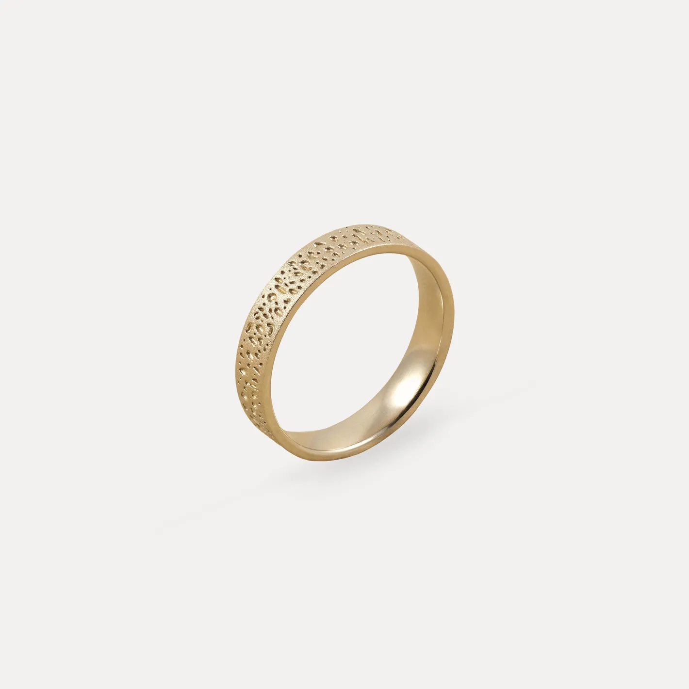 Online STILNEST The Dotted Fair Band | 585 Gold
