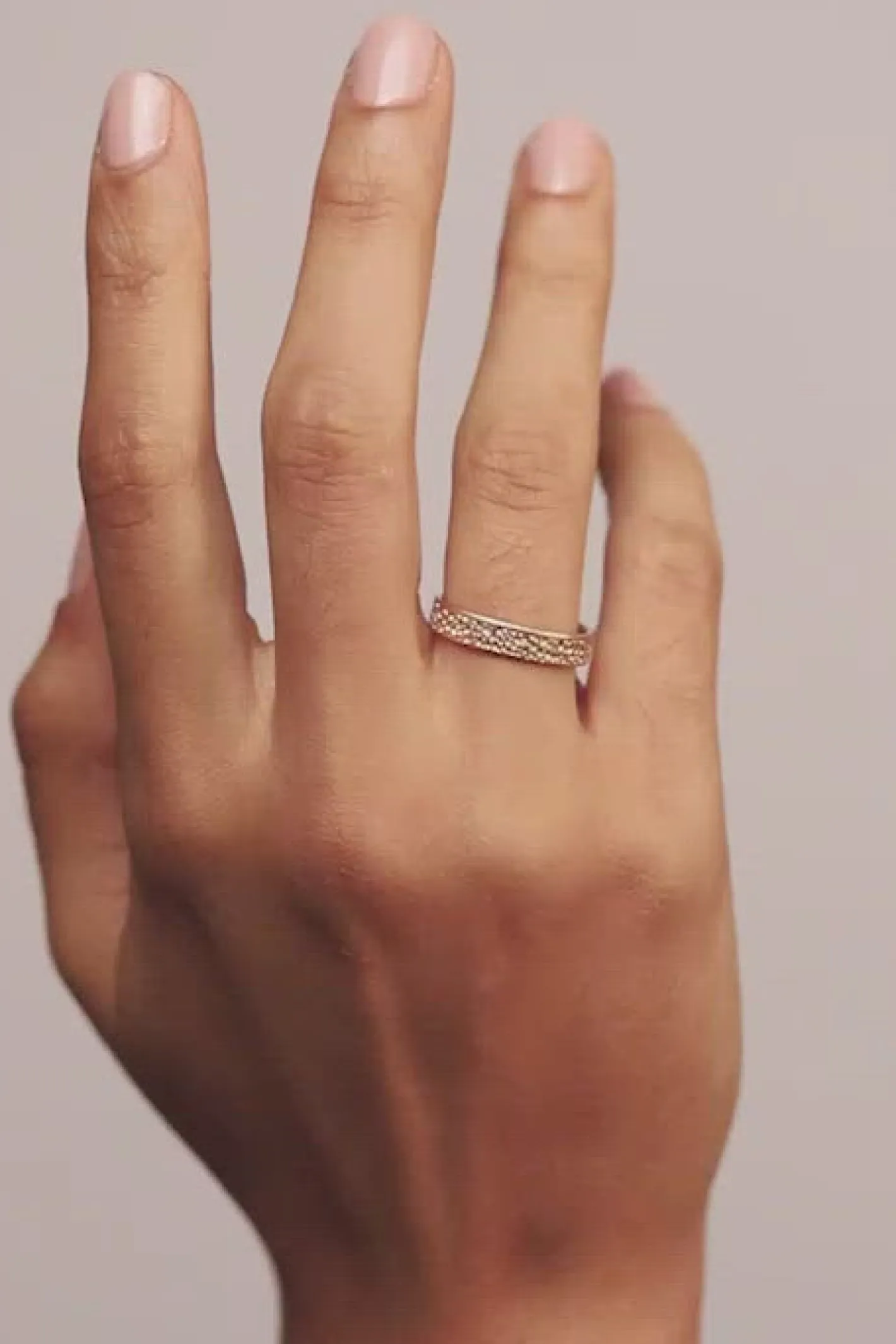 Online STILNEST The Dotted Fair Band | 585 Gold