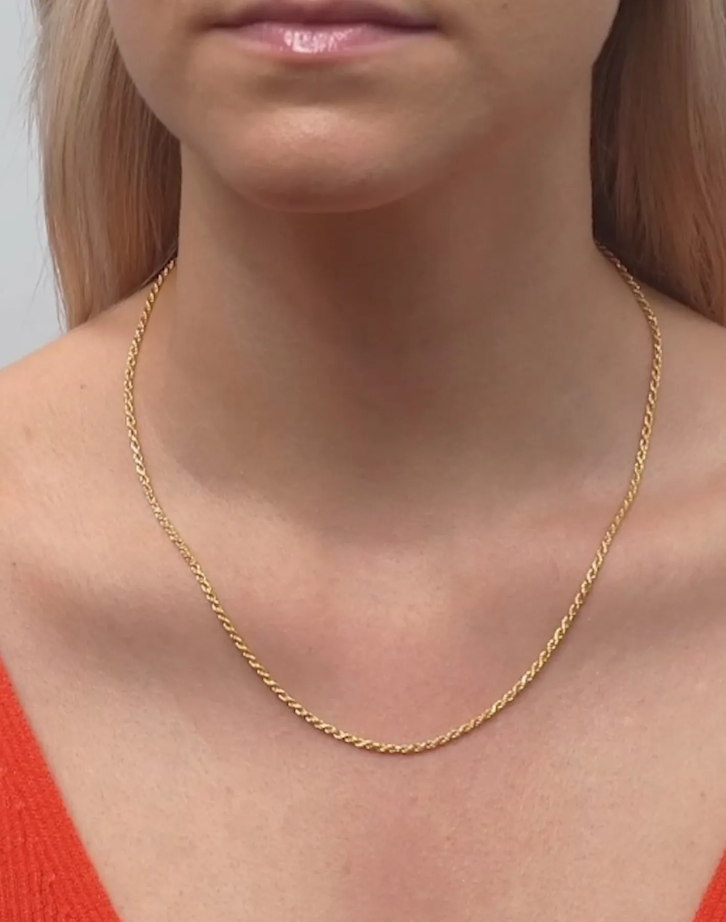 Cheap STILNEST Thin Kordelkette