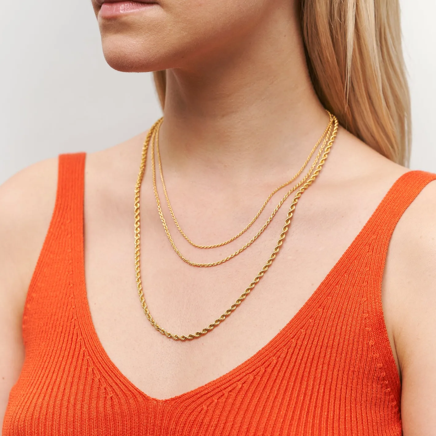 Cheap STILNEST Thin Kordelkette