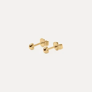 Best STILNEST Tube Ohrstecker Ohrringe | 585 Gold