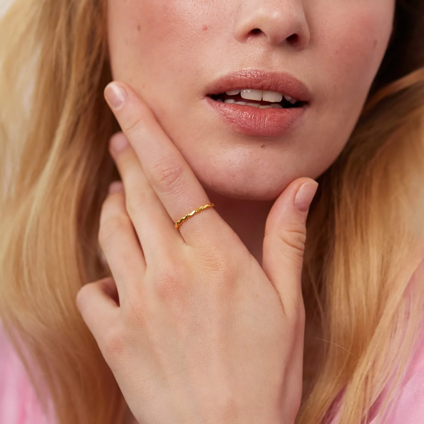 Online STILNEST Twisted Ring | 585 Gold