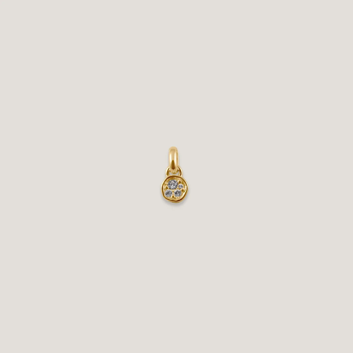 Flash Sale STILNEST Weiße Kristalle Belong Pavé Anhänger
