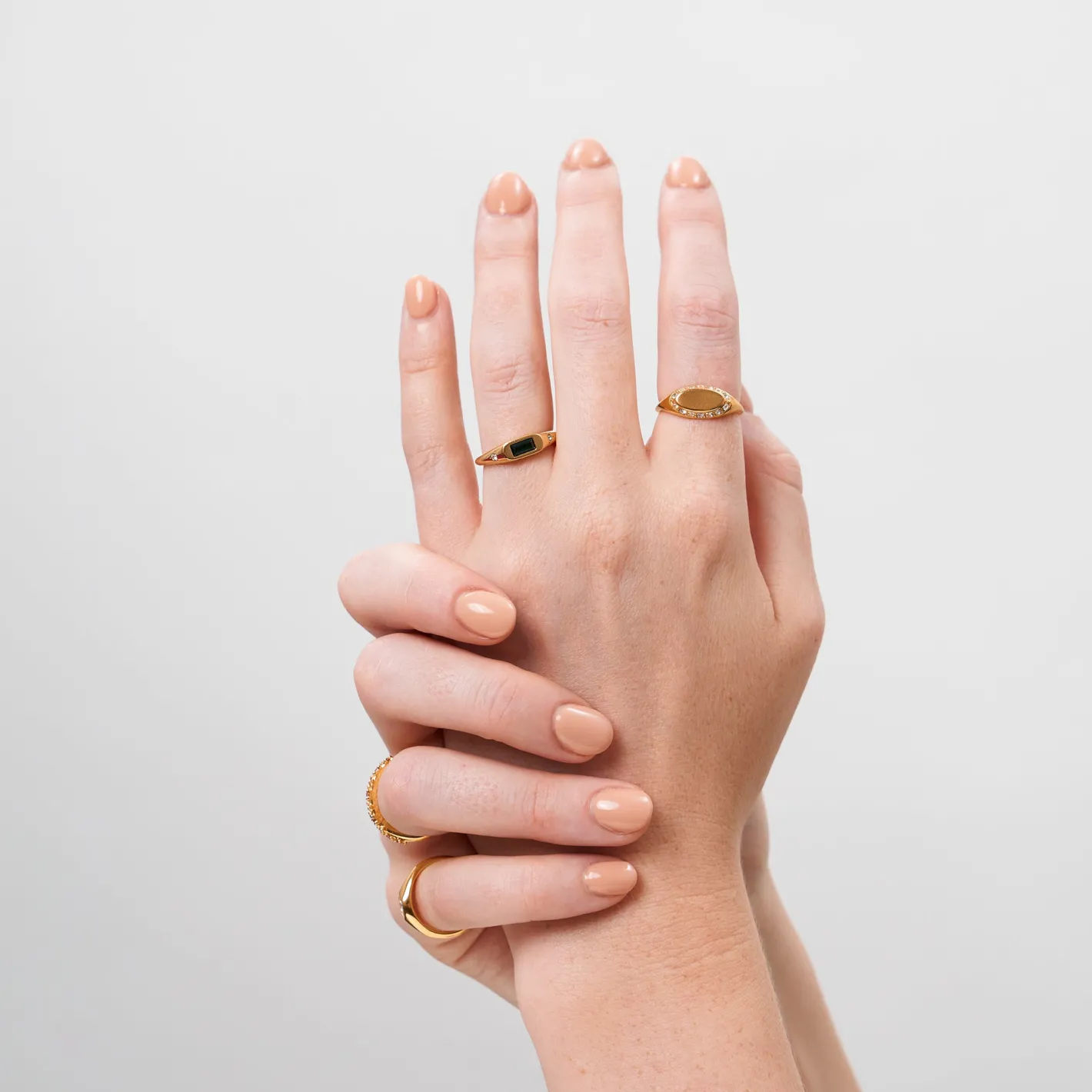 Cheap STILNEST Weiße Kristalle Crown Ring