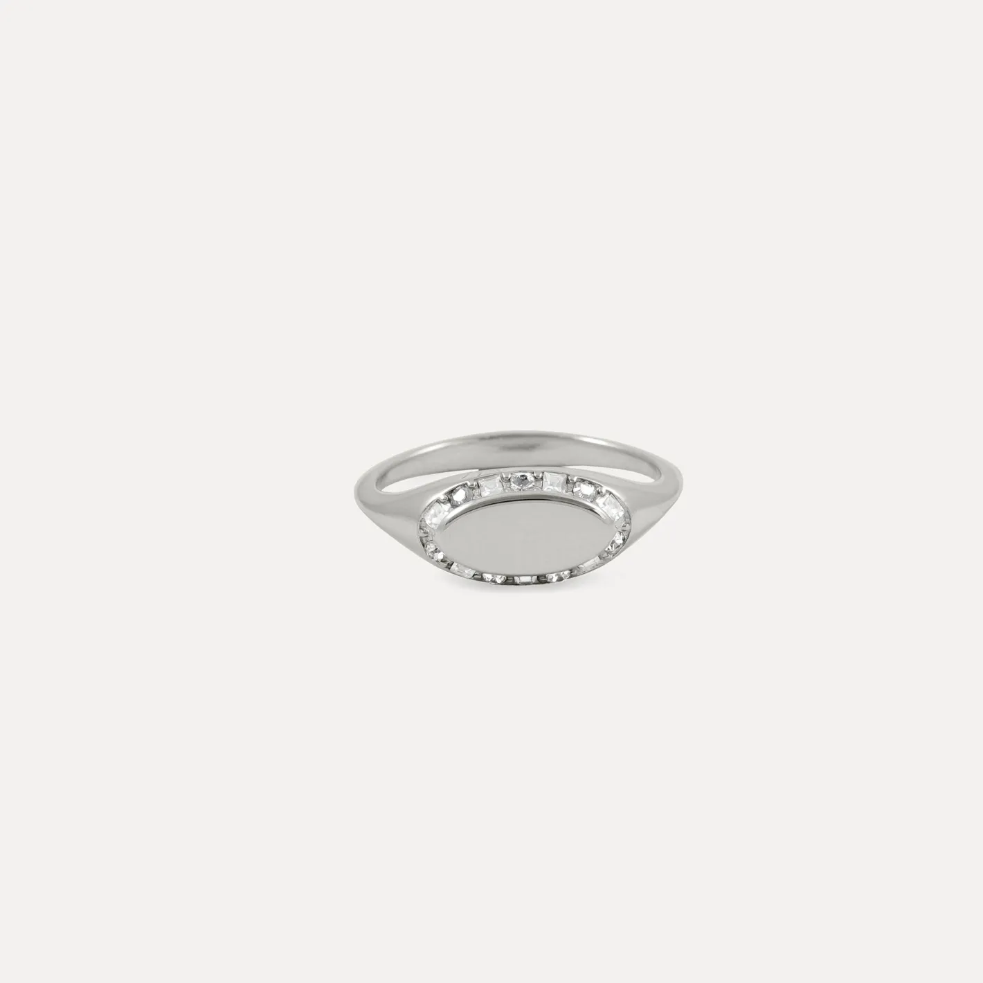 Cheap STILNEST Weiße Kristalle Crown Ring