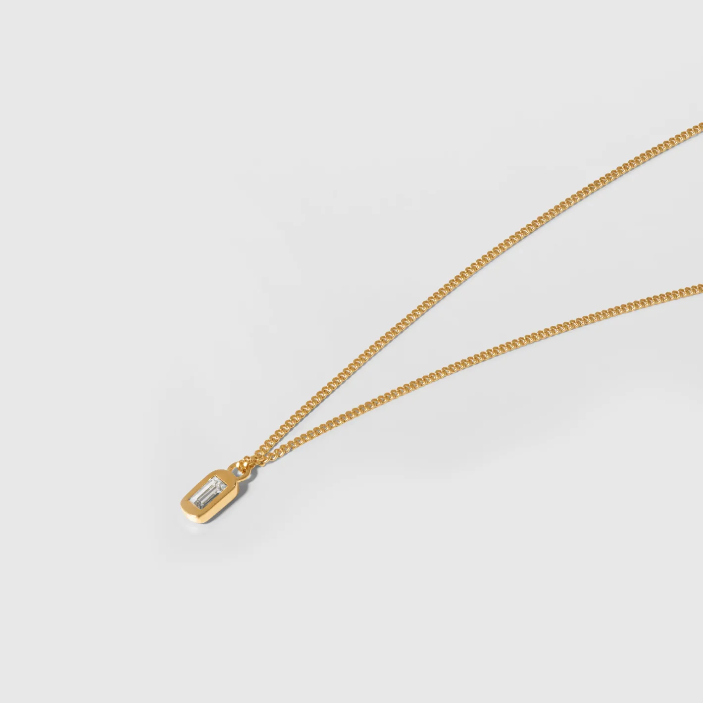 Best Sale STILNEST Weiße Kristalle Unique Kette