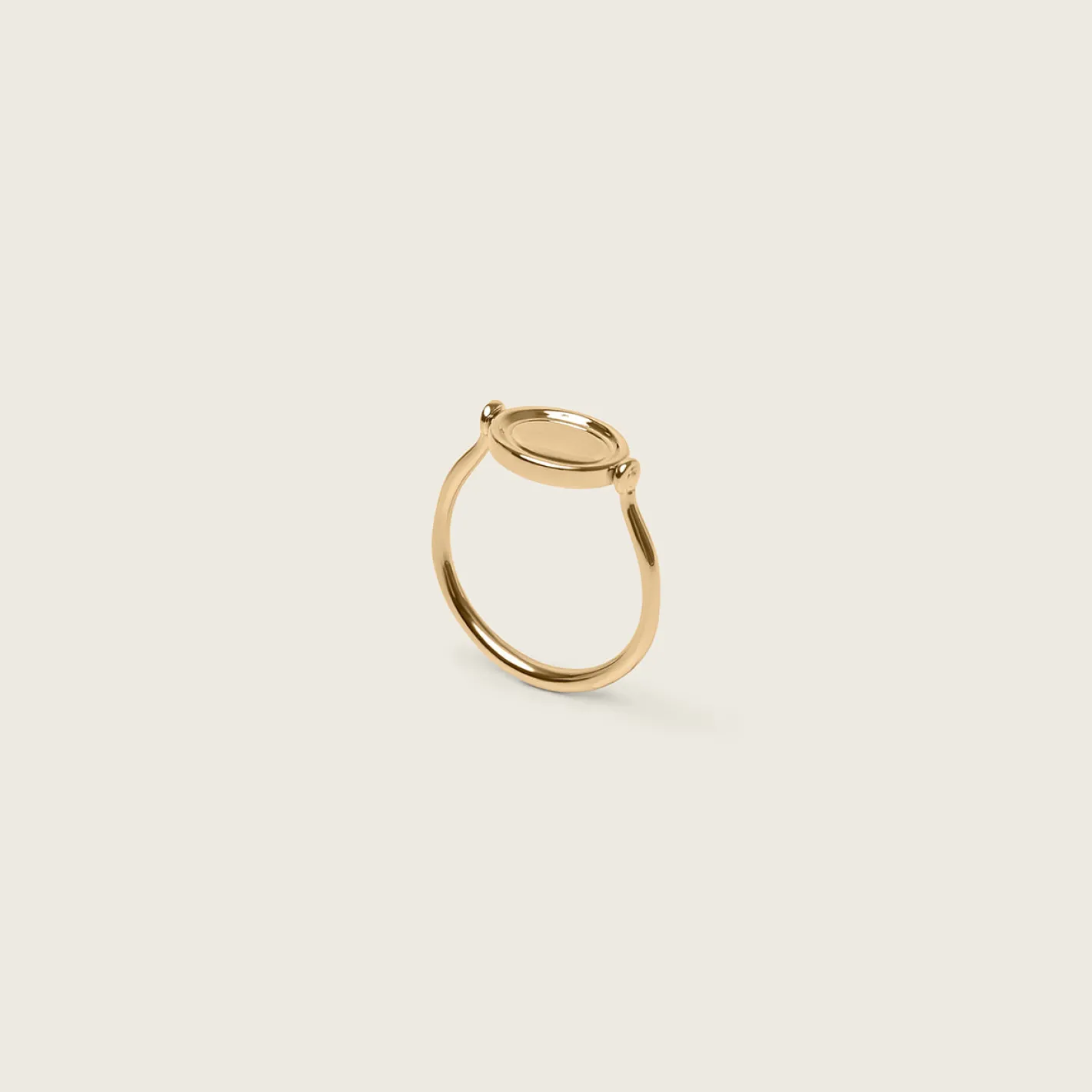 Clearance STILNEST Weißer Saphir Flip Pavé Ring | 585 Gold