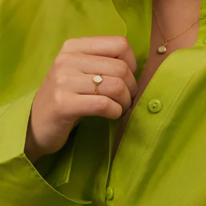 Sale STILNEST Zodiac Birthstone Ring | 585 Gold
