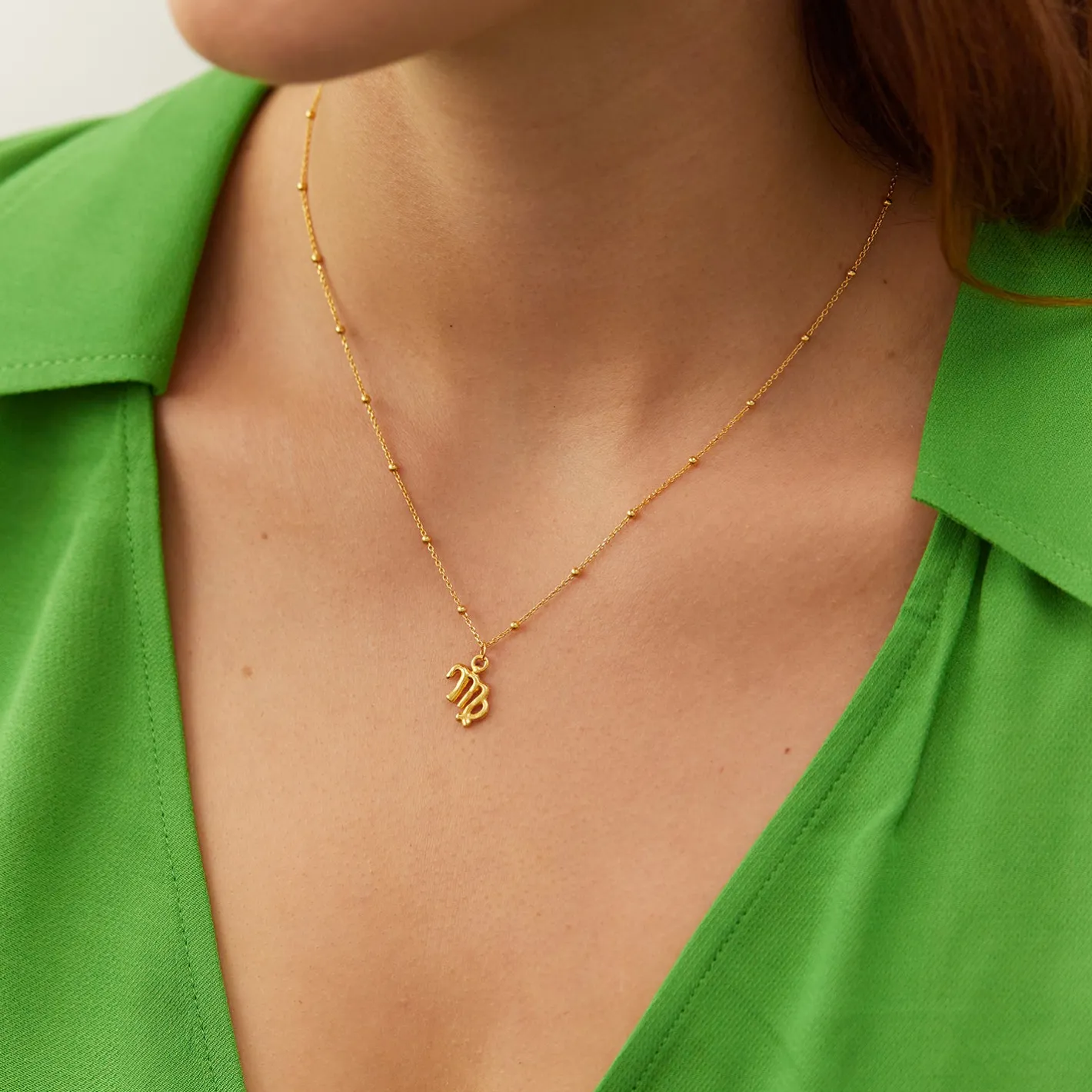 Hot STILNEST Zodiac Charm Anhänger | 585 Gold