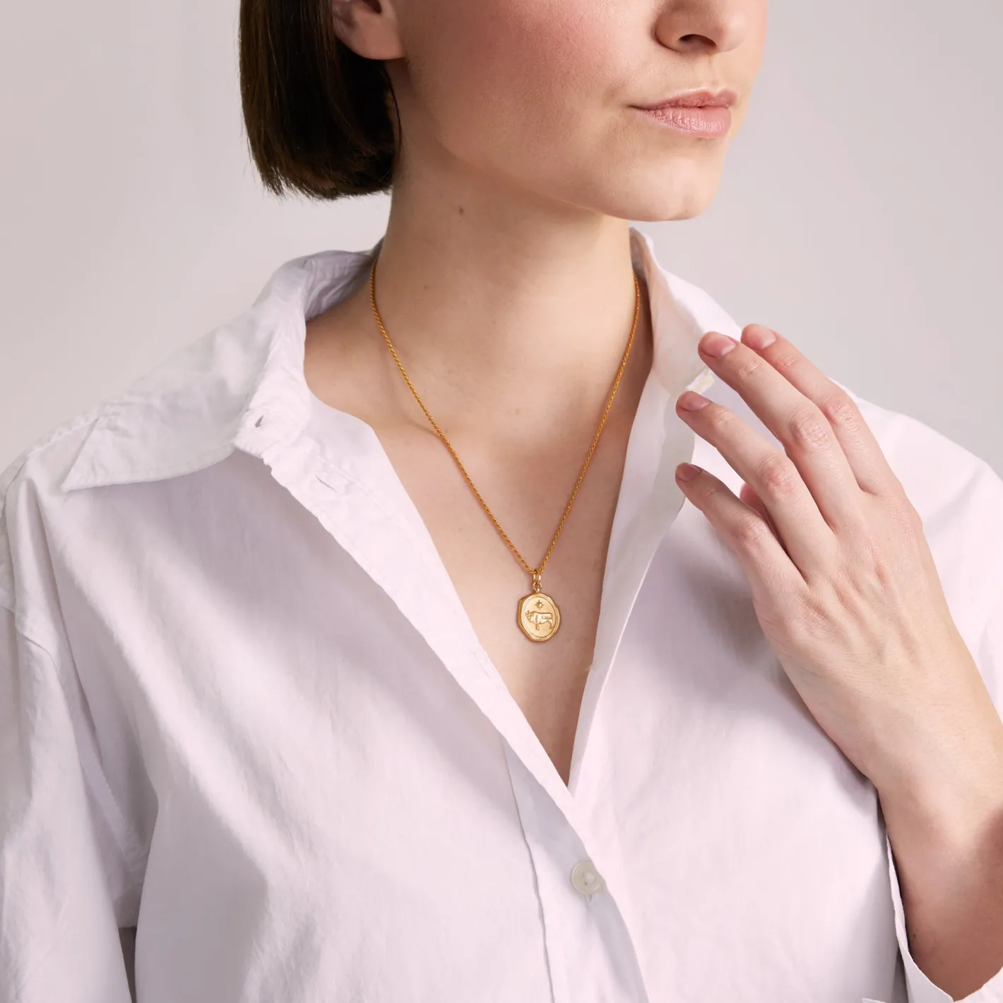 Flash Sale STILNEST Zodiac Seal Anhänger