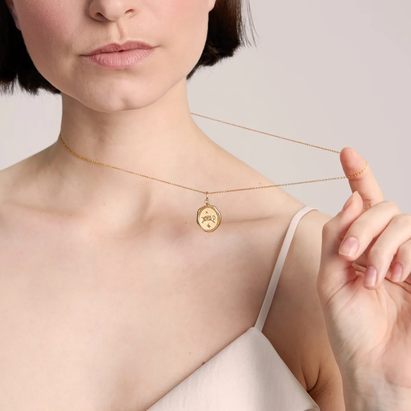 Flash Sale STILNEST Zodiac Seal Anhänger