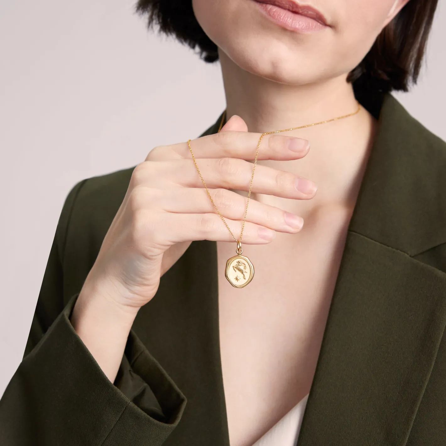 Flash Sale STILNEST Zodiac Seal Anhänger