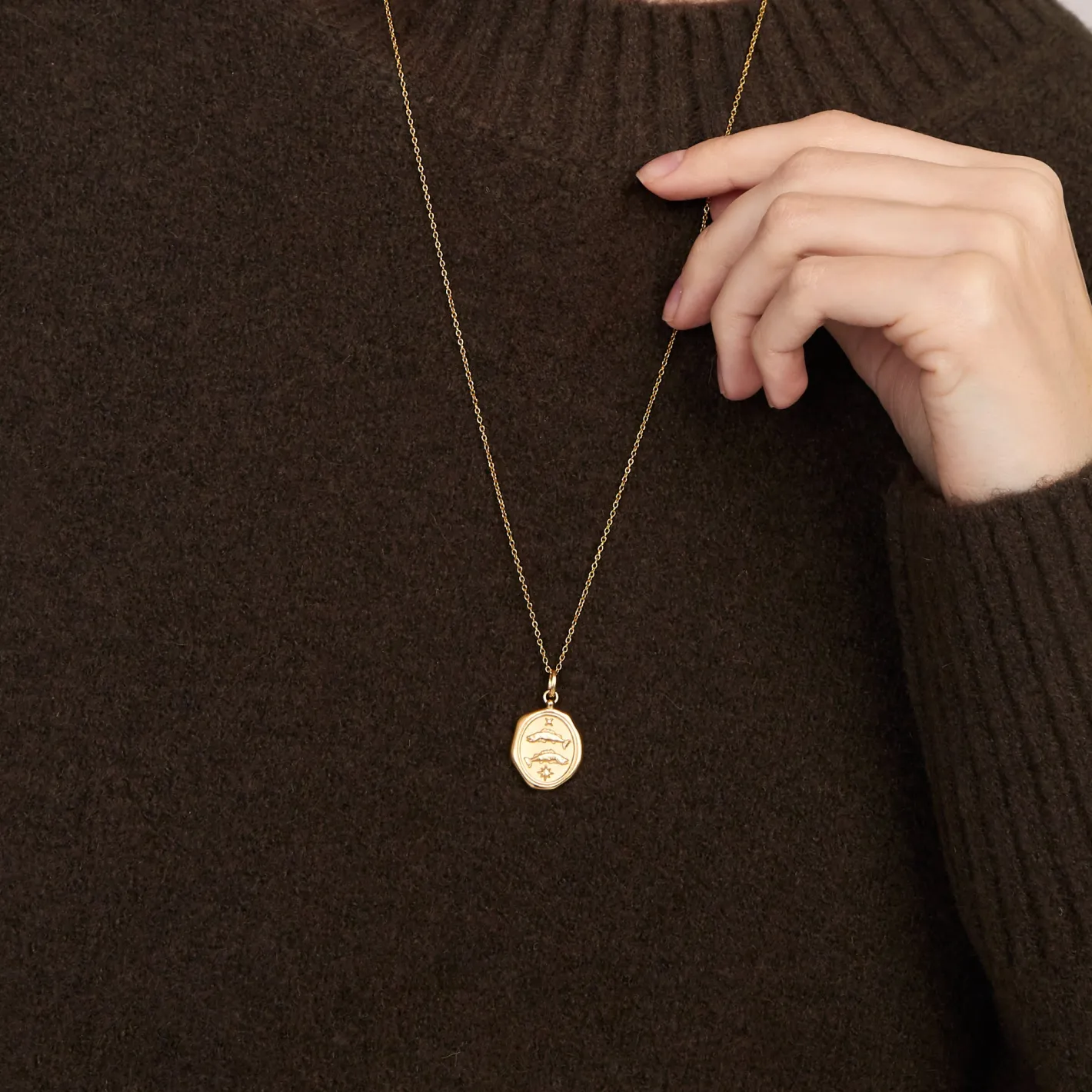 Flash Sale STILNEST Zodiac Seal Anhänger